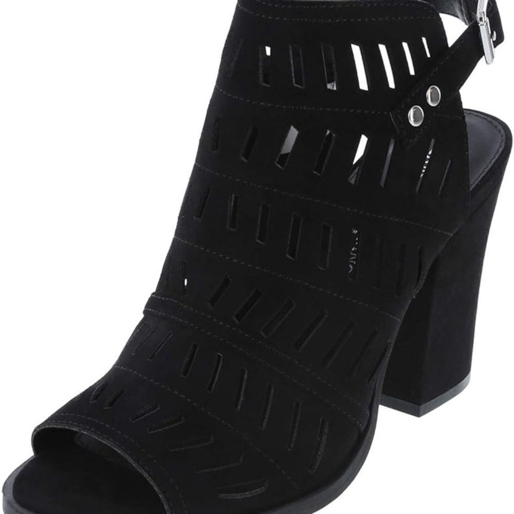 Christian Siriano Open Toe Block Heels